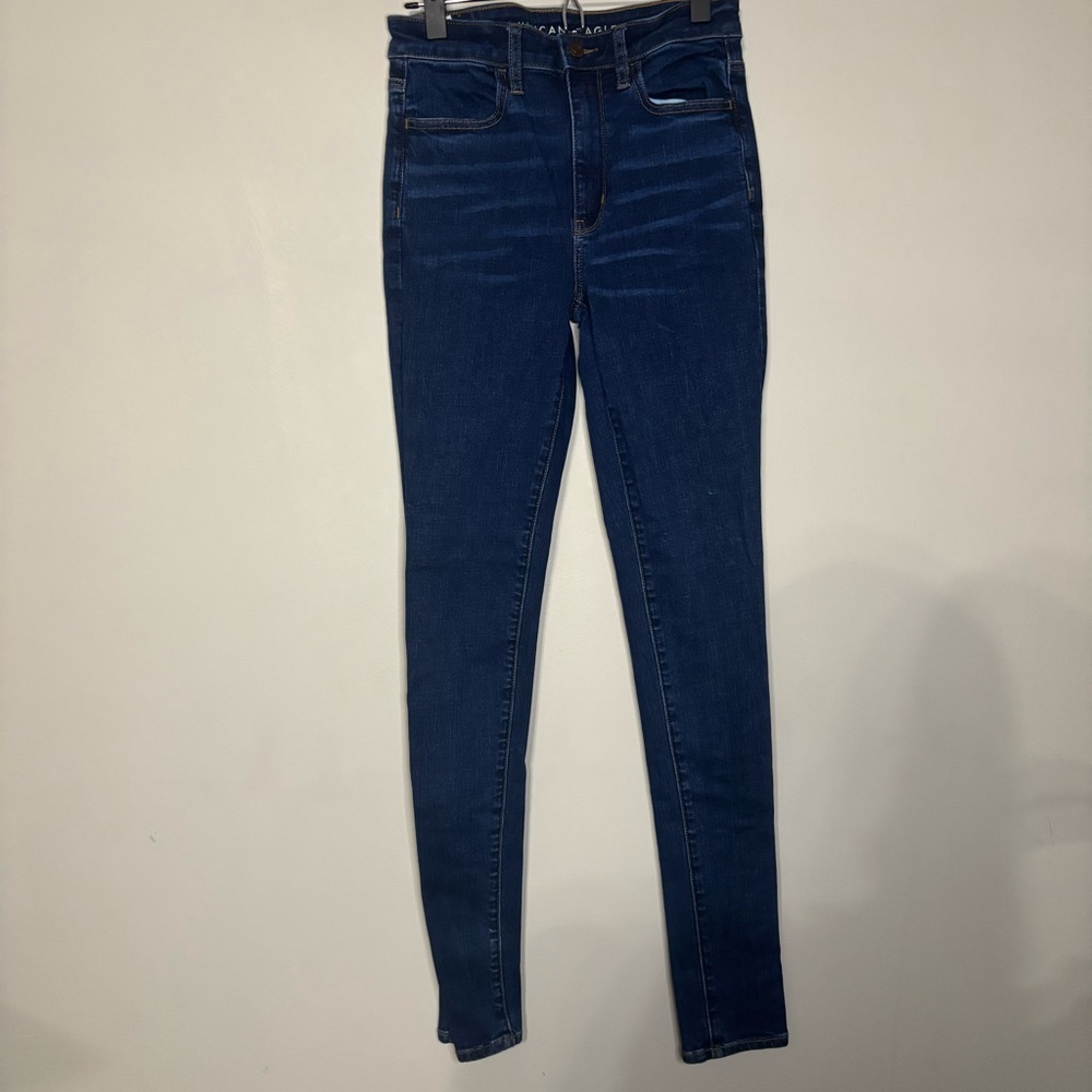American Eagle Outfitters Dark Blue Skinny Jeans